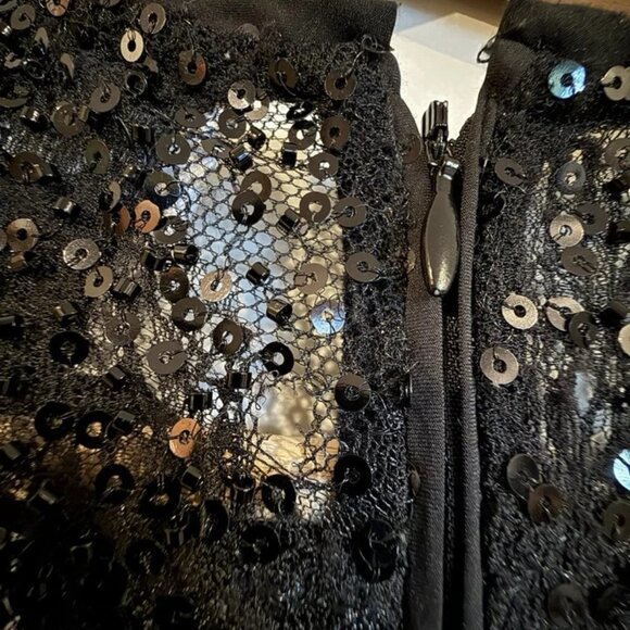 AKNVAS Lina Dress Women's Size 6 Black- Rent The Runway Dress - Picture 5 of 7